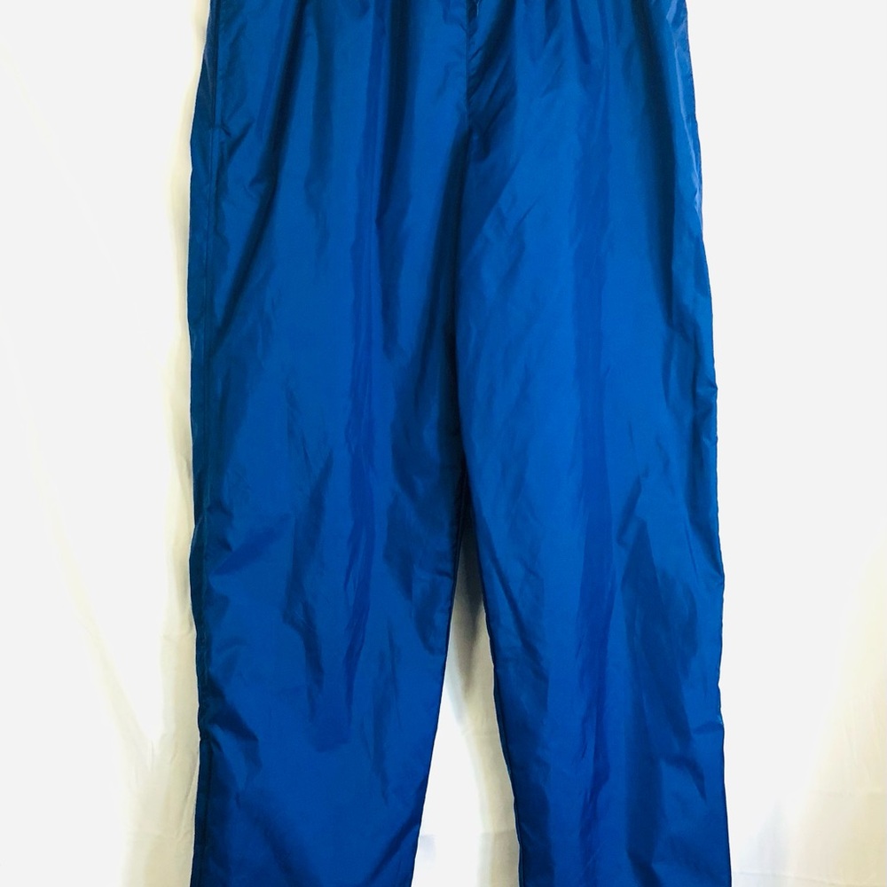 Nike Blue lined Sweatpants joggers track pants zipper ankle XL